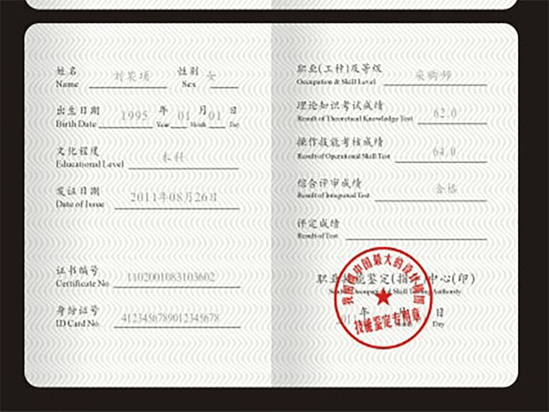 定制证书定制-红金大气喜庆风
